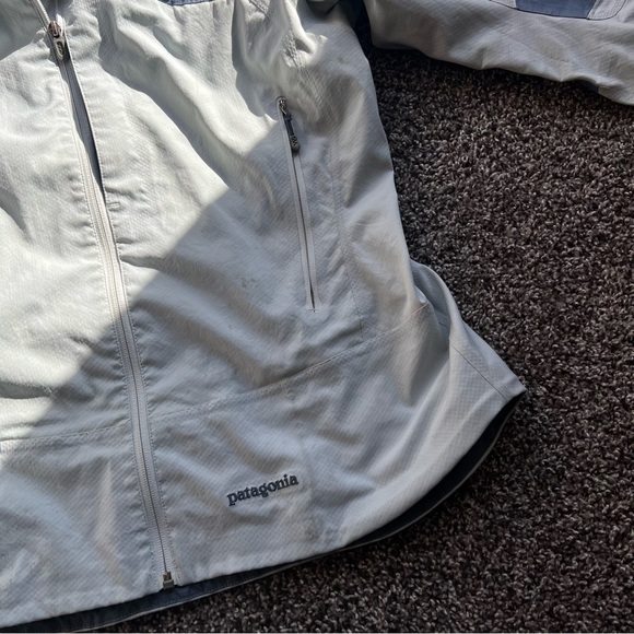 Patagonia Grey Blue Rain Jacket - Picture 6 of 14